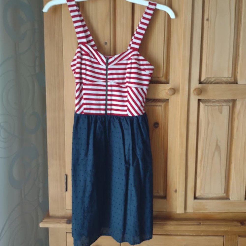 X-Small Red, White and Blue Dress
